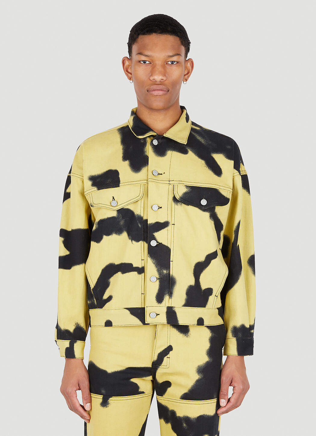 A Bathing Ape Bape 1st Yellow Camo Trench Jacket Size M | eBay