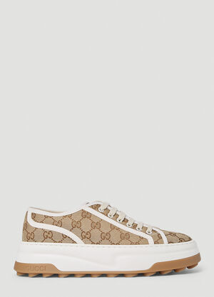 Gucci GG Canvas Sneakers Brown guc0153081