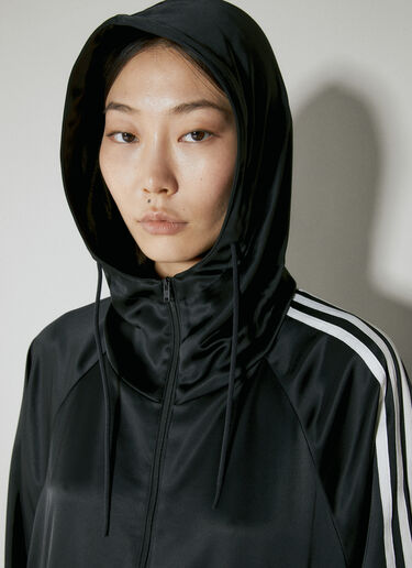 Y-3 Satin Hooded Track Jacket Black yyy0254005