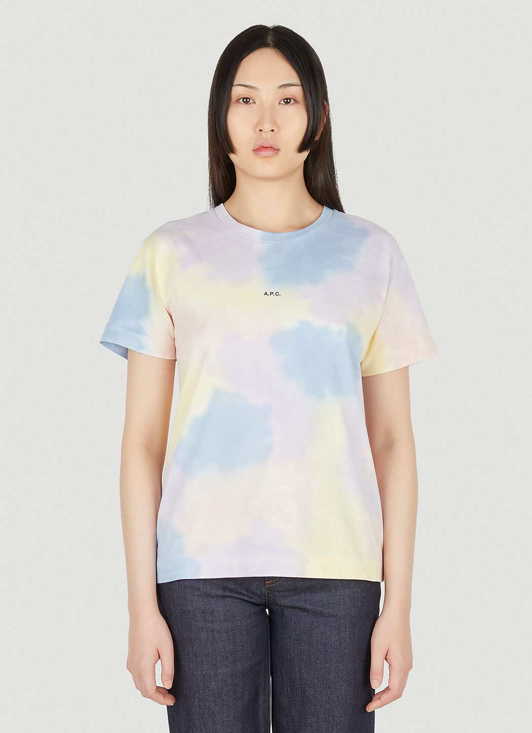 A.P.C. Janice Tie Dye T-Shirt in Multicolour | LN-CC®