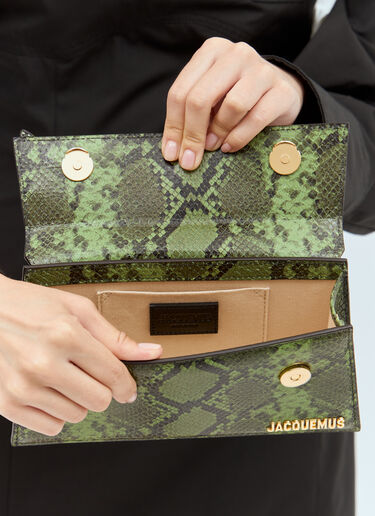 Jacquemus Le Chiquito Long Boucle Handbag Green jac0258056