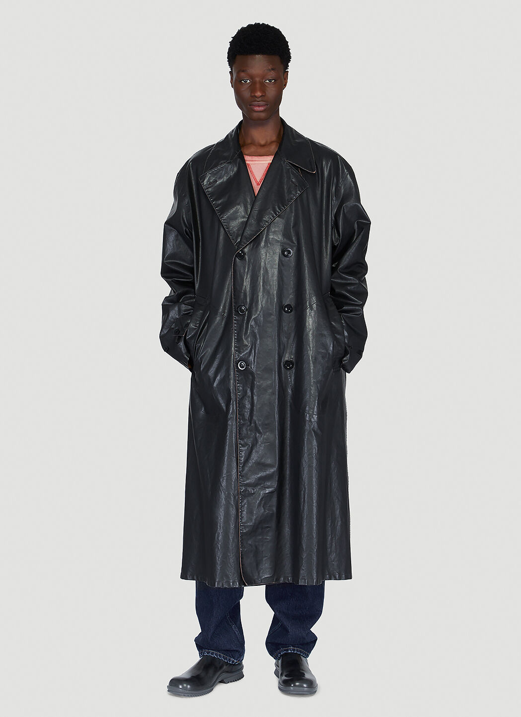 Coated Trench Coat