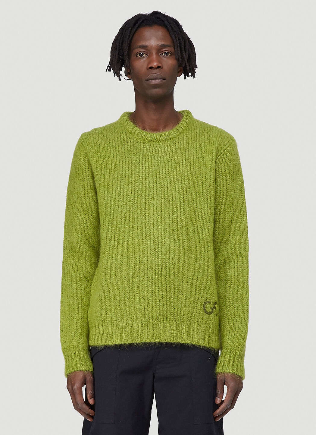 Gucci Mohair-Blend Knit Sweater en Green | LN-CC®