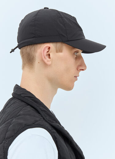 Stone Island Logo Embroidery Baseball Cap Black sto0158062