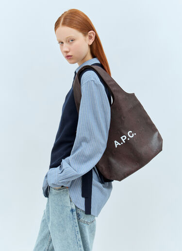 A.P.C. Ninon Small Tote Bag Brown apc0257024