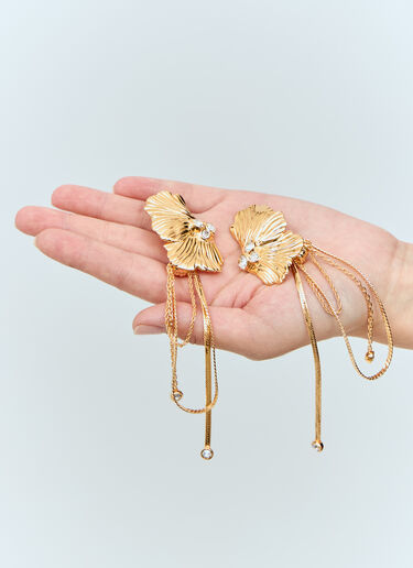 Chloé Flowers Earrings Gold chl0257037