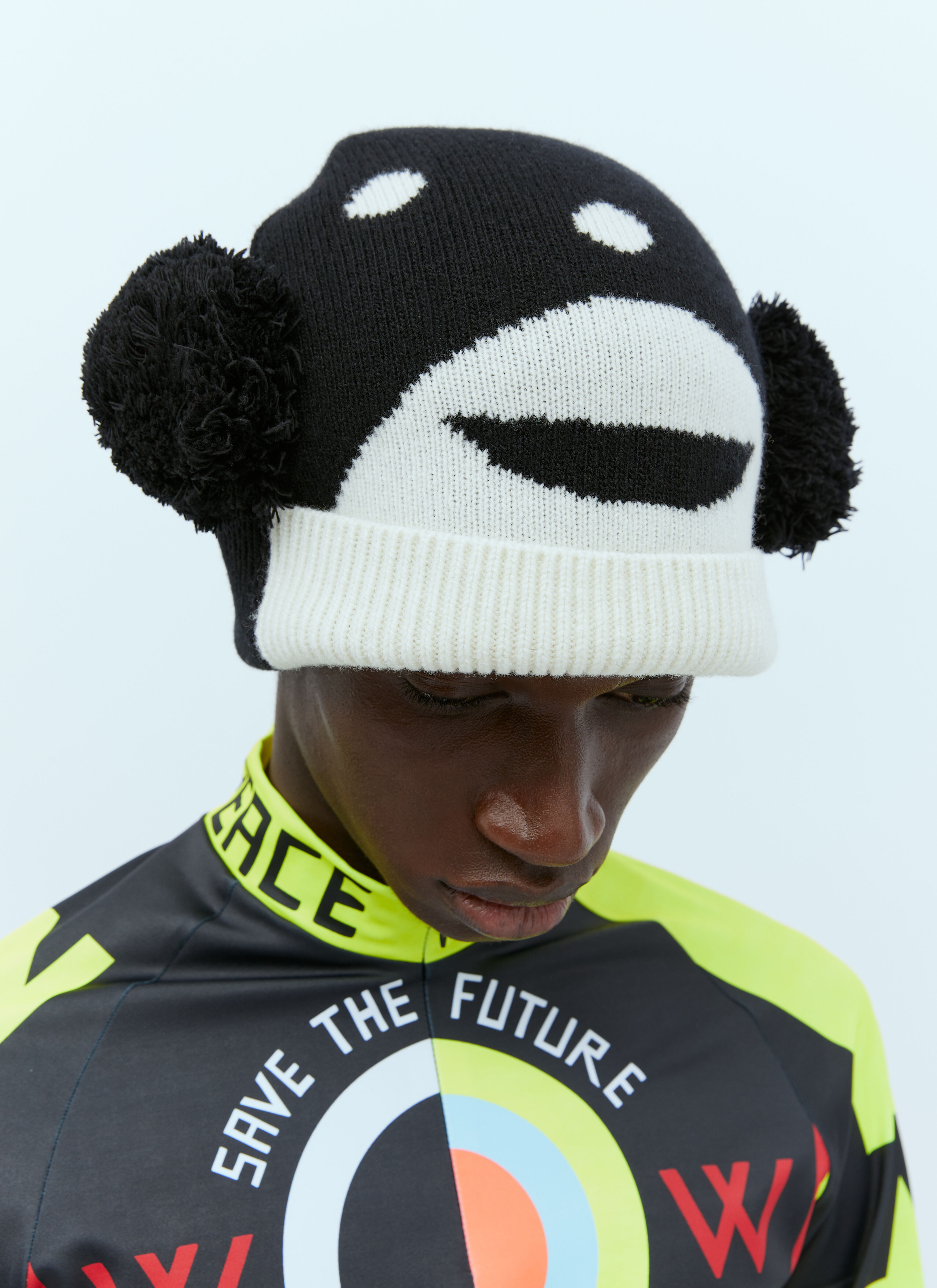 Walter Van Beirendonck Walter Beanie Hat in Black | LN-CC®