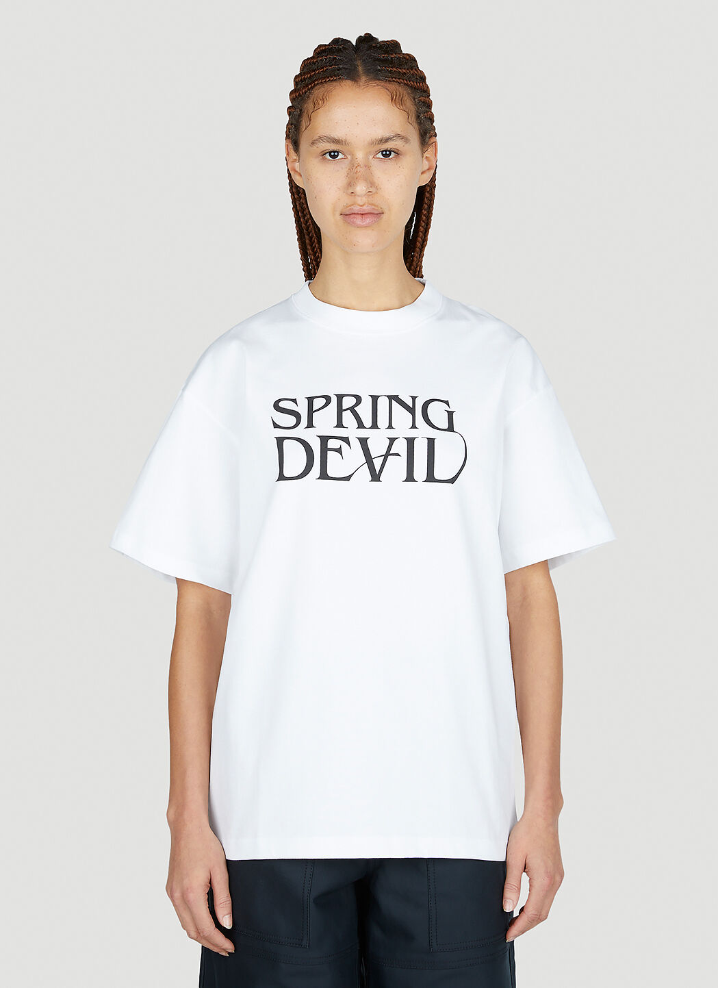 Soulland Spring Devil T-Shirt Black sld0249008