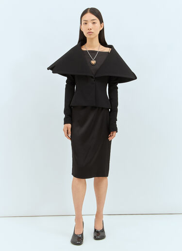 Jacquemus La Robe Spoglio Dress Black jac0258021