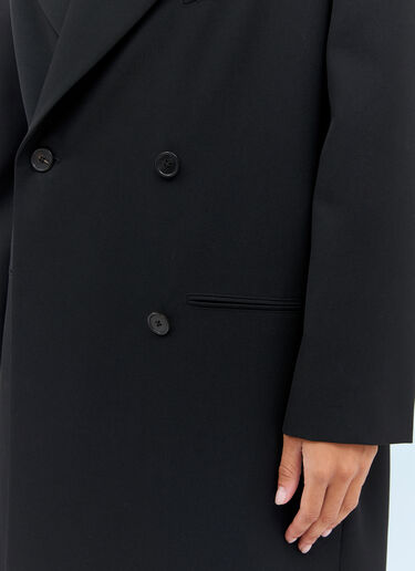 The Row Indra Wool Coat Black row0257006