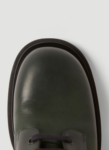 Bottega Veneta Lug 系带踝靴 深绿色 bov0151051