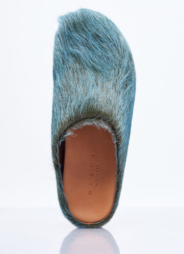 Marni Fussbett Sabot Mules Blue mni0258007