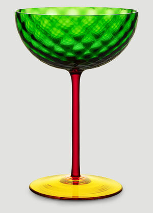 Lola James Harper Champagne Glass in Murano Glass ブラウン ljh0355001