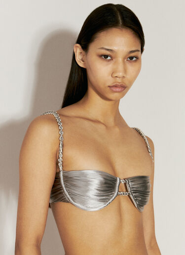 Isa Boulder Droplets Bikini Top Silver isa0255001