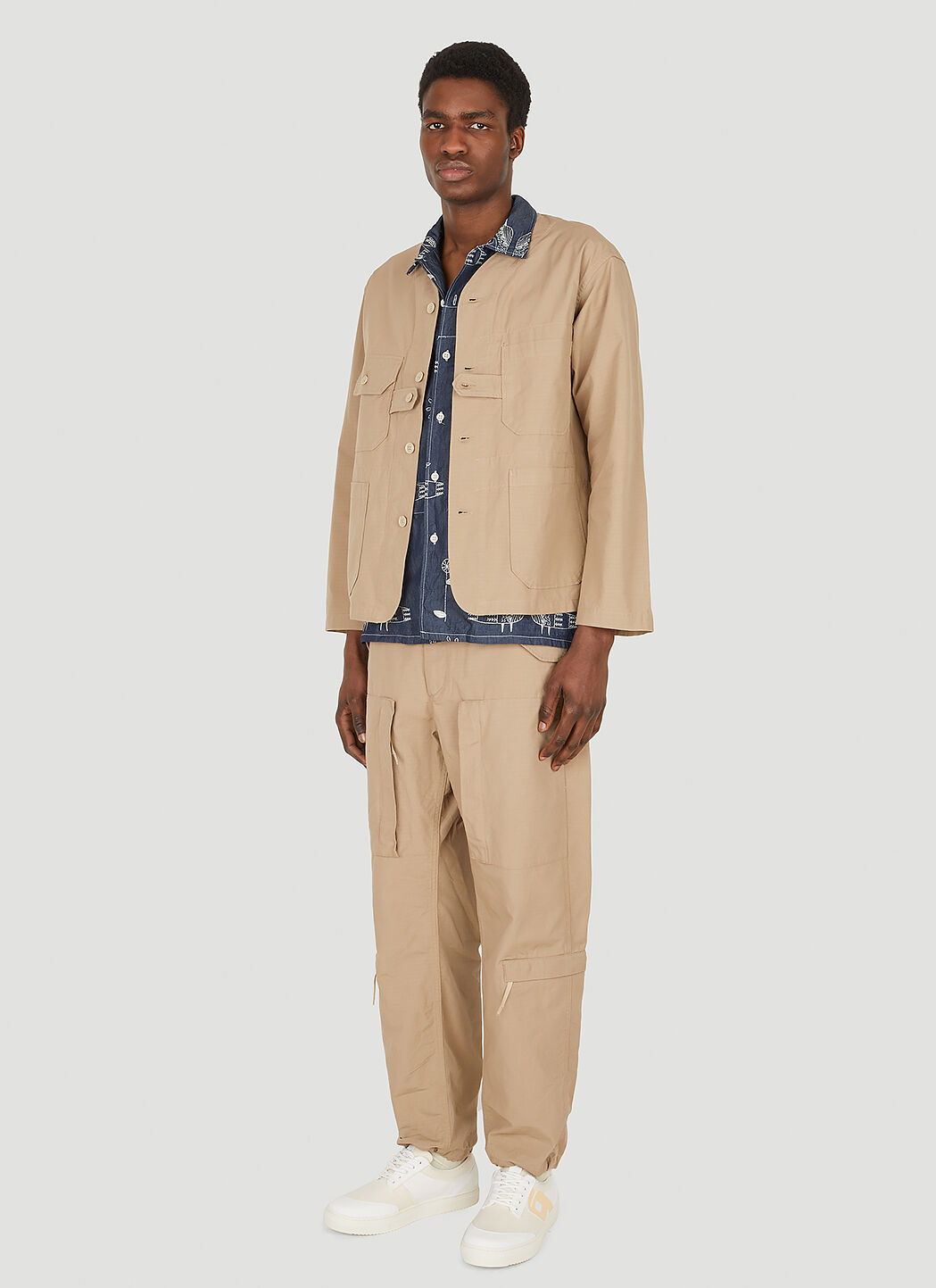 Engineered Garments Cardigan Jacket in Beige | LN-CC®