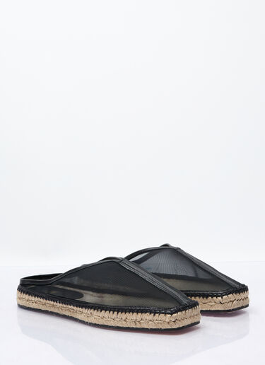 TOTEME The Espadrille Slippers Black tot0257039