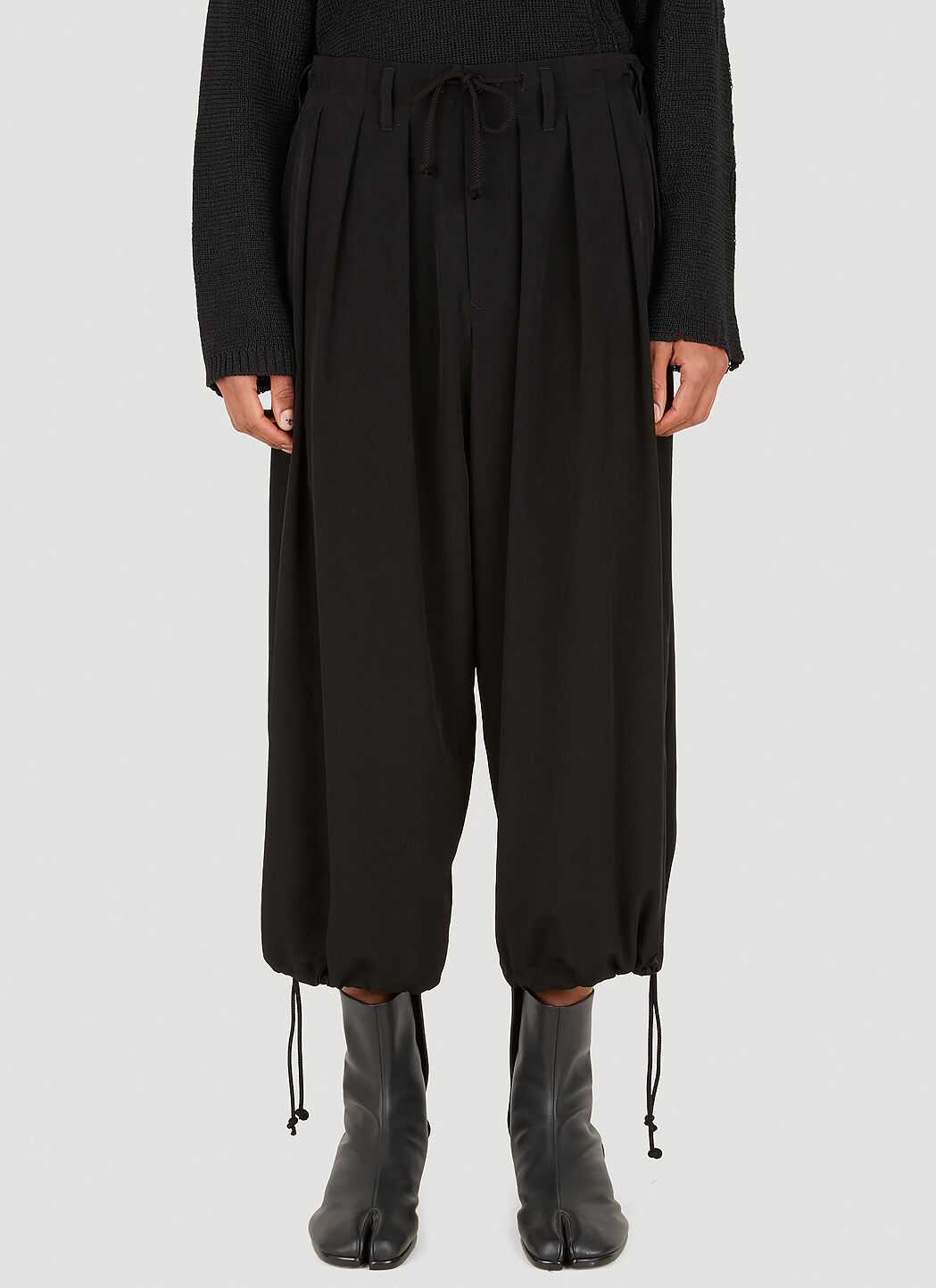 YOHJI YAMAMOTO POUR HOMME HEM 2 TAB PANTS - NOBLEMARS