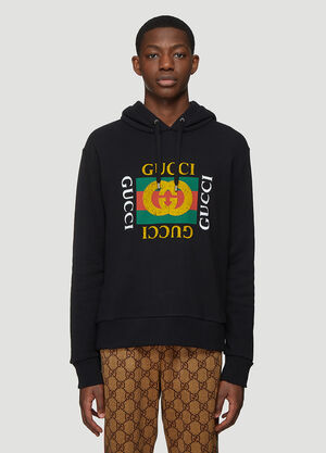 thisisneverthat® Gucci Fake Logo Hooded Sweatshirt Green tsn0156012