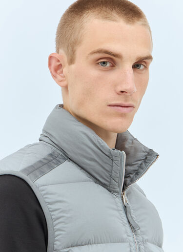 Stone Island Down Quilted Vest Grey sto0158017