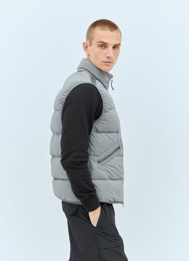 Stone Island Down Quilted Vest Grey sto0158017