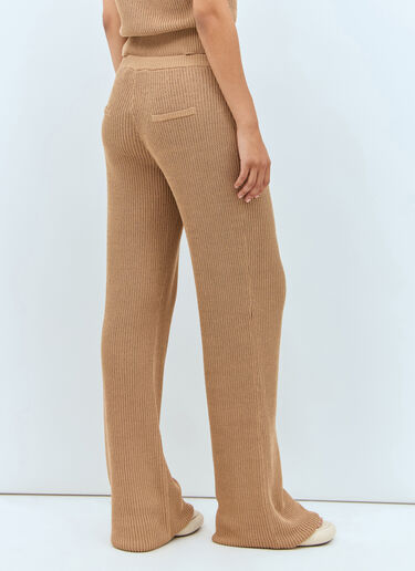 Aya Muse Aries Knit Pants Brown aym0257007