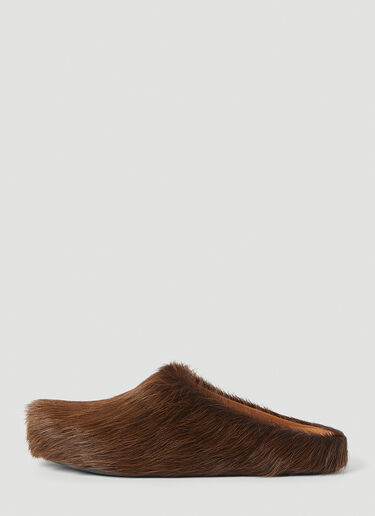 Marni's Sabot Mule Channels Inner Hairy Monster