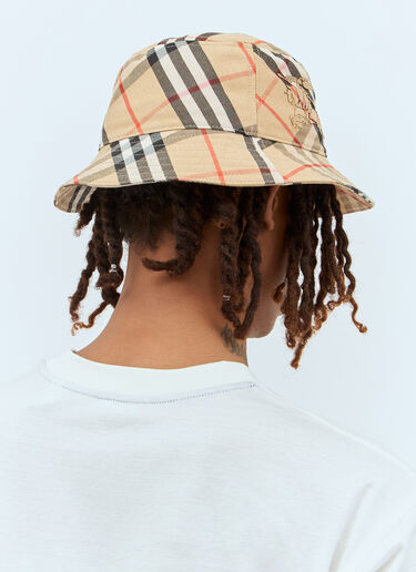 Burberry Check Bucket Hat Beige bur0357001