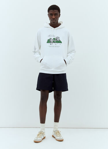 A.P.C. x JJJJound Hooded Sweatshirt White apc0157023