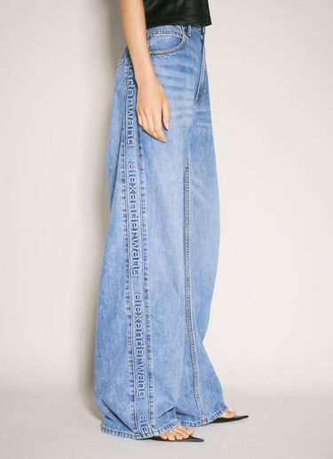 Alexander Wang Elasticated Waistband Balloon Jeans Blue awg0257029