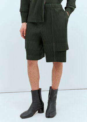 Gucci Cargo Pleated Shorts Black guc0157030