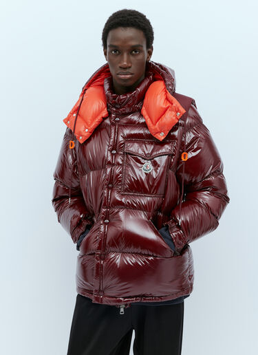 Moncler Karakorum カラコルム リップストップ ダウンジャケット バーガンディ mnk0154002