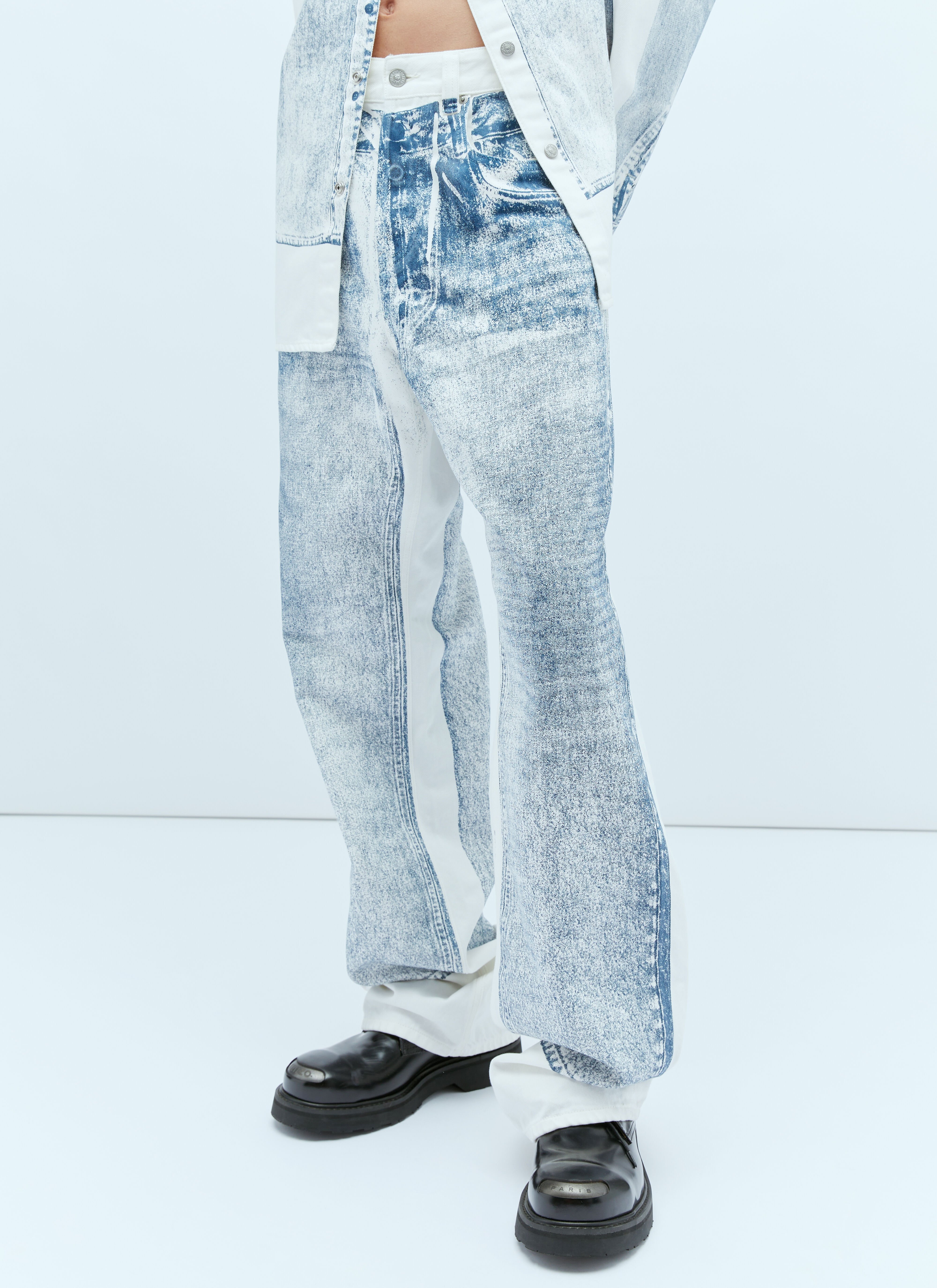 Miu Miu 2001 D-Macro 牛仔裤 蓝色 miu0355001