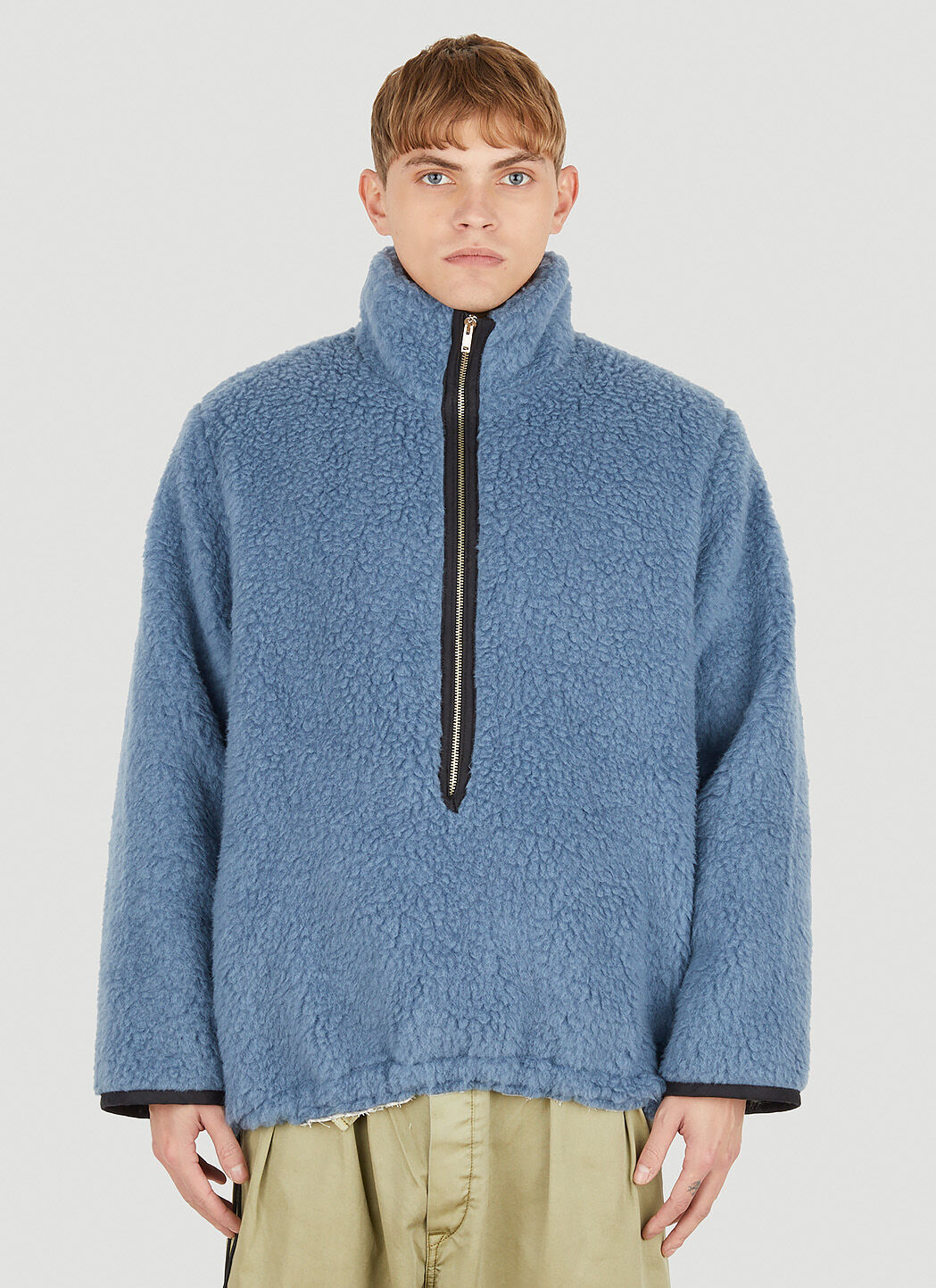 Camiel Fortgens Unisex Fleece Zip Sweatshirt in Blue | LN-CC®