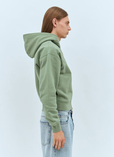 Jacquemus Le Hoodie Zip Gros Grain Sweatshirt Green jac0158016