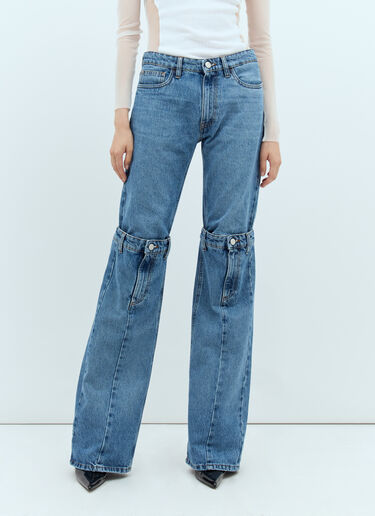 Coperni Open Knee Jeans Blue cpn0255003