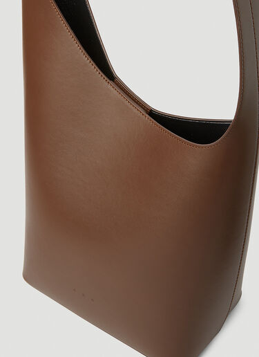 Aesther Ekme Demi Lune Leather Tote Bag In Beige