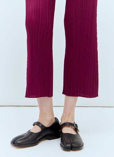 Pleats Please Issey Miyake Pleated Pants Burgundy plp0257010