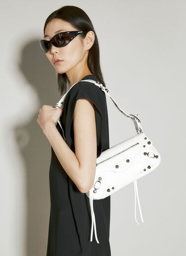 Balenciaga Le Cagole Small Sling Shoulder Bag White bal0255059