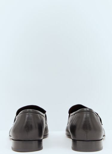 The Row Soft Loafers Black row0154010