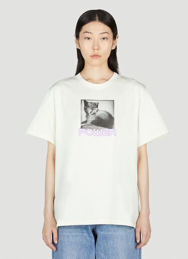Stella McCartney Women's Cat Power T-Shirt in White | LN-CC®