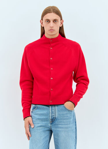 Jacquemus Le Cardigan Pitatto Red jac0158006