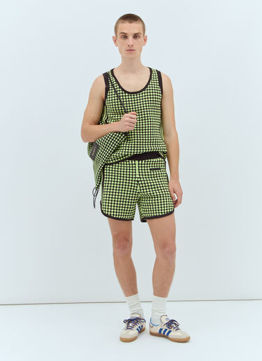 adidas by Wales Bonner Crochet Knit Vest Green awb0357012