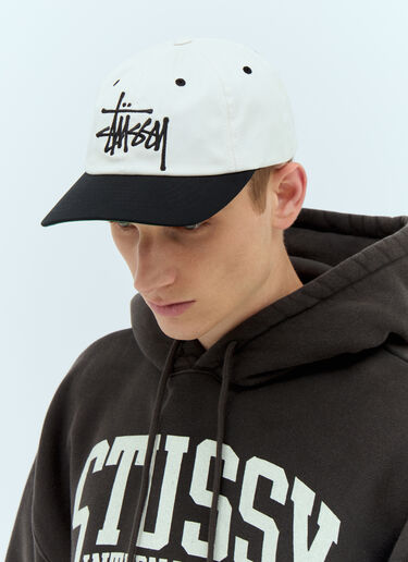 Stüssy Big Basic Vintage Baseball Cap White sts0157017