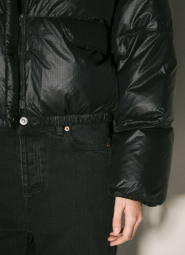 Our Legacy Cropped Puffer Jacket Black our0258007