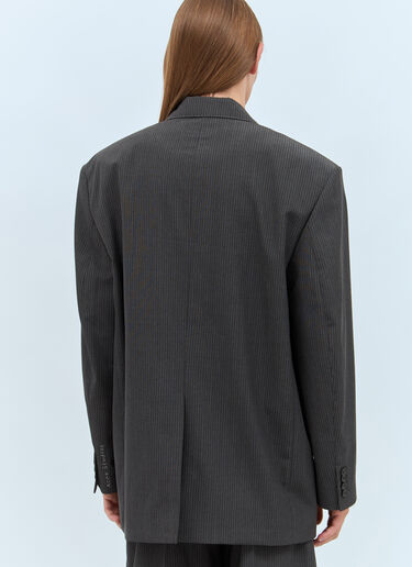 Acne Studios Pinstriped Suit Blazer Dark Grey acn0157024