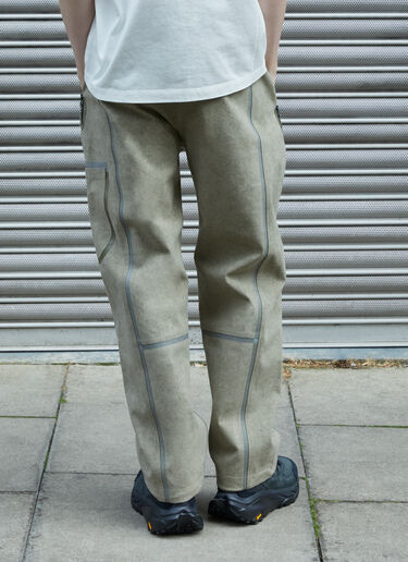 Massimo Osti Studio Alcantara® Lined Pants Khaki mao0158003