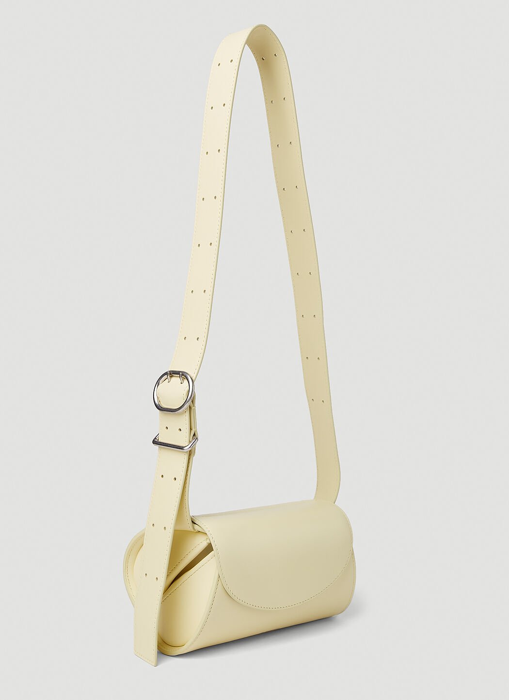 Jil Sander Yellow amp; Beige Cannolo Tote