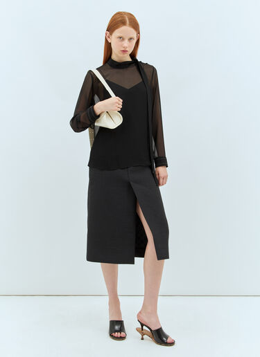 Jacquemus Les Doubles Mules Black jac0258027