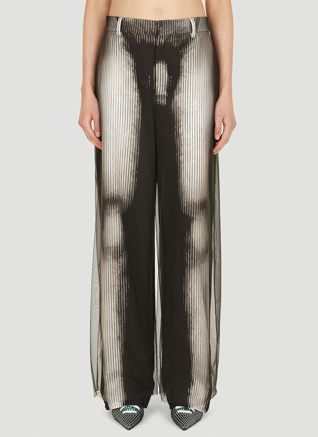 Y/Project x Jean Paul Gaultier Body Morph Pants in Black | LN-CC®