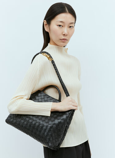 Bottega Veneta 中号 Andiamo 手提包 黑色 bov0255096